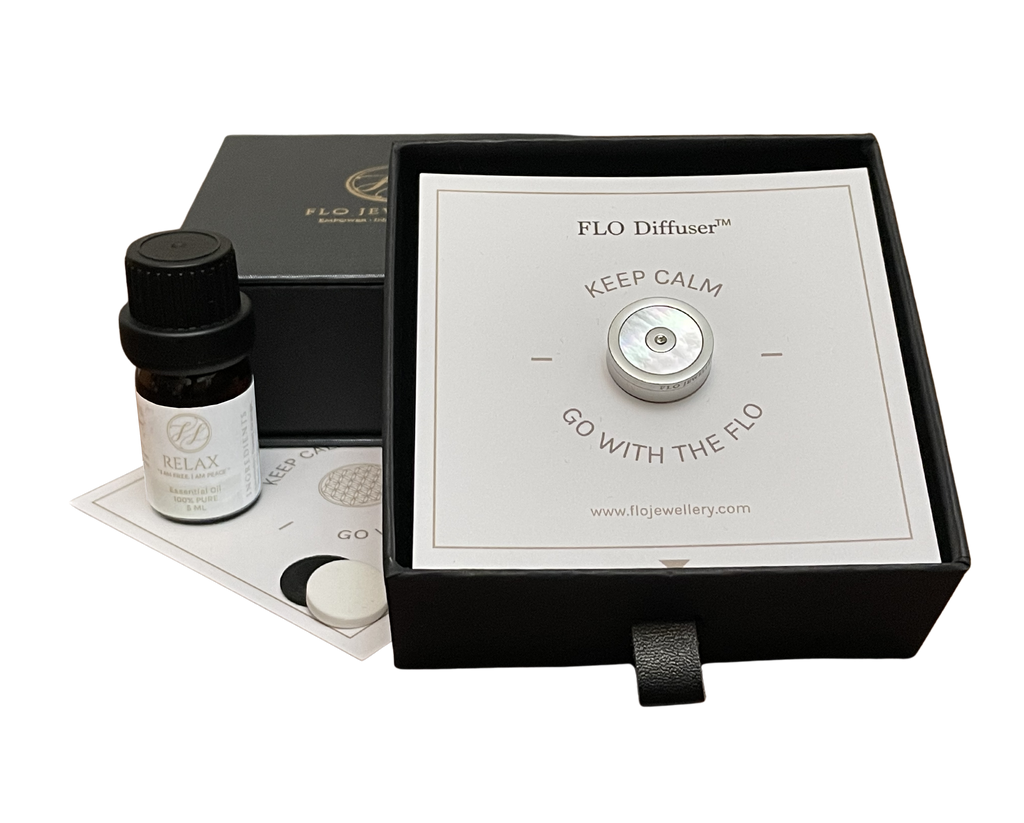 FLO Diffuser ™️ Gift Sets - Aroma Diffuser Clip, Essential OIl, Aroma Stone, Magnet