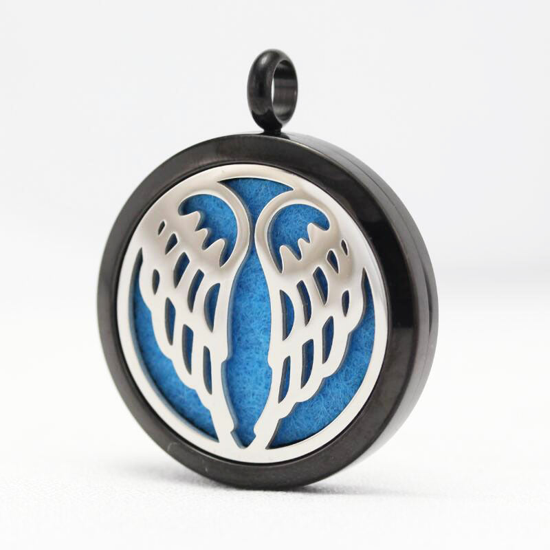 Angel Wings Aroma Lockets Necklace