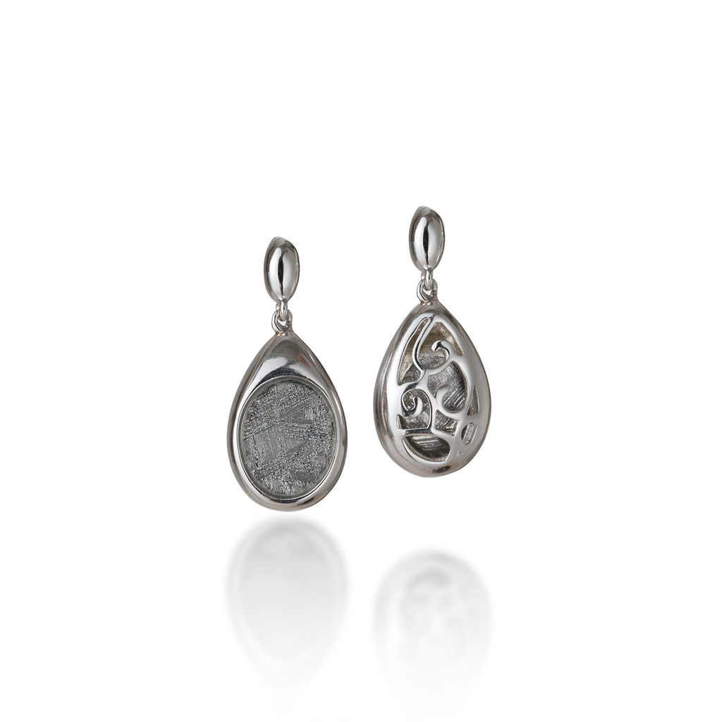 Meteorite Drop Earrings