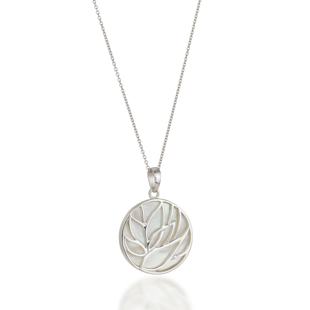 Lotus Mother of Pearl Necklace