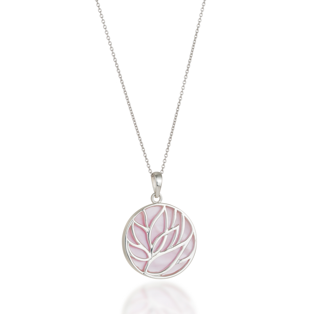 Lotus Mother of Pearl Necklace