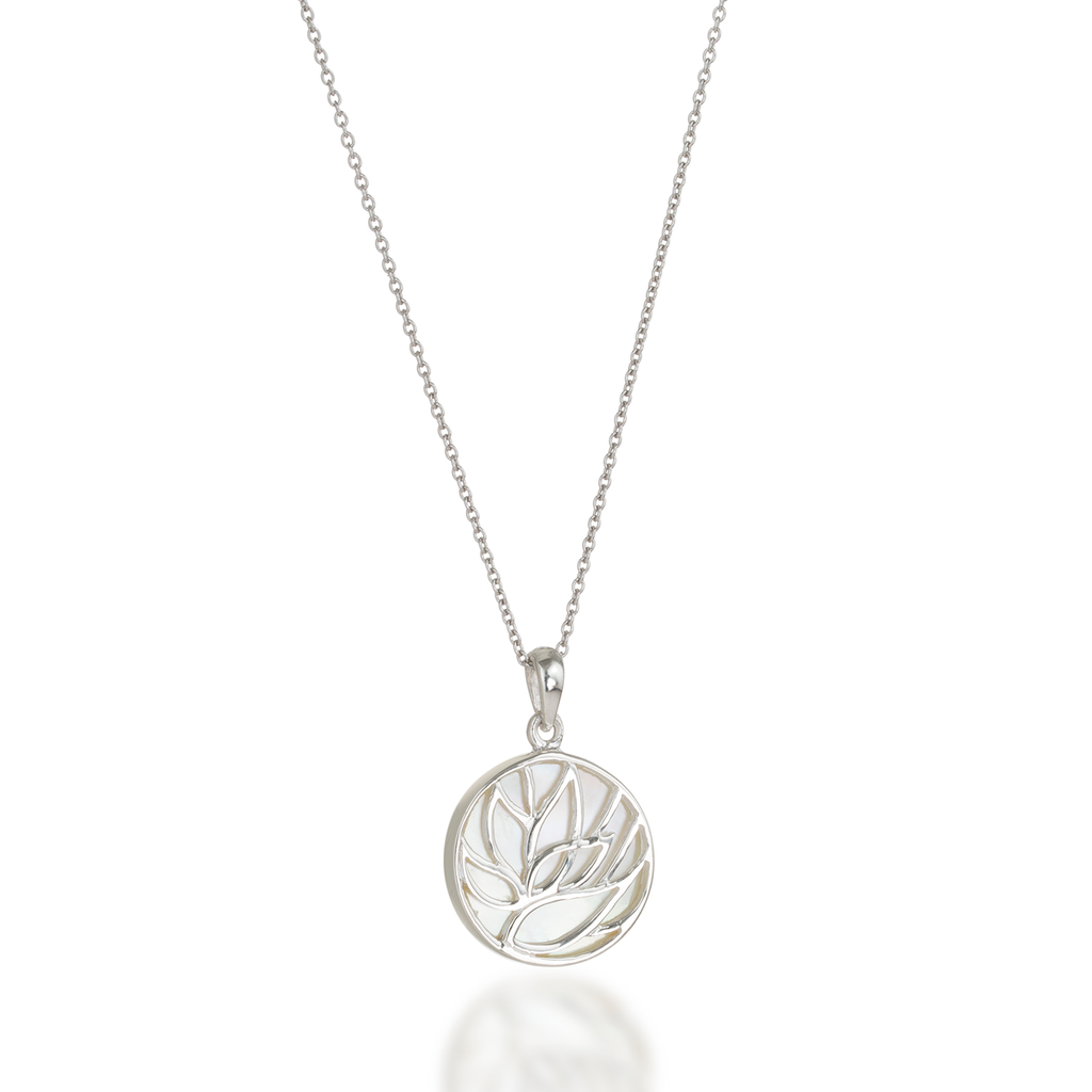 Lotus Mother of Pearl Necklace