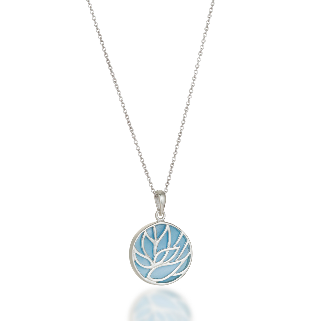 Lotus Mother of Pearl Necklace