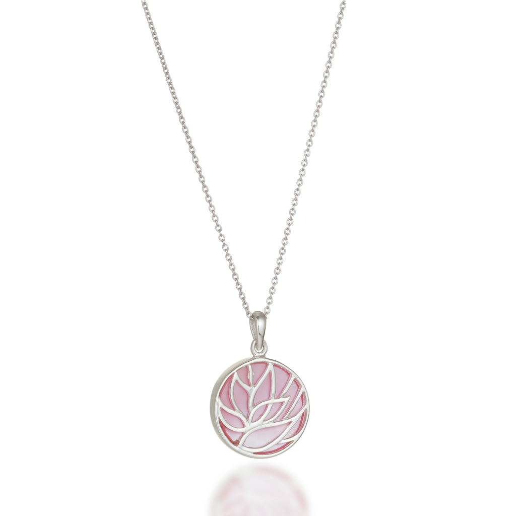 Lotus Mother of Pearl Necklace