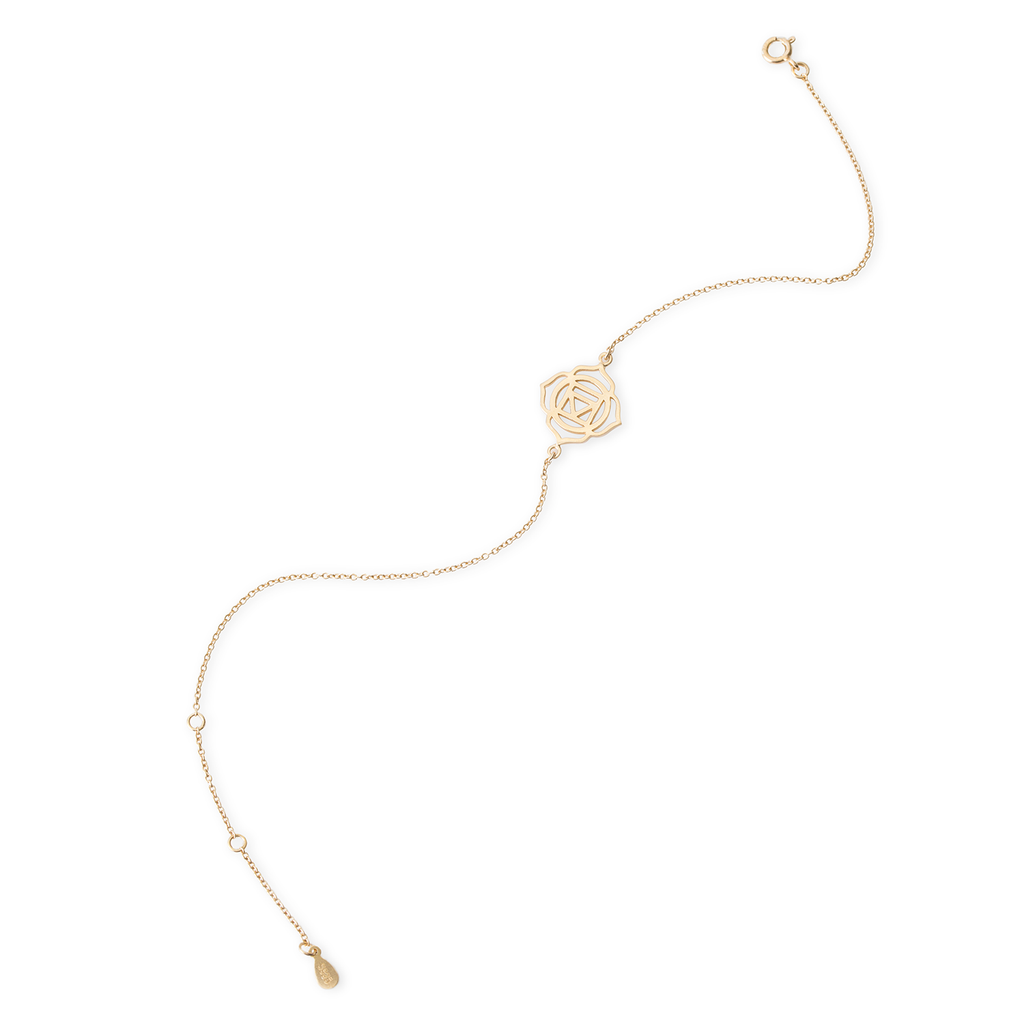 Root Chakra Yellow Gold Anklet