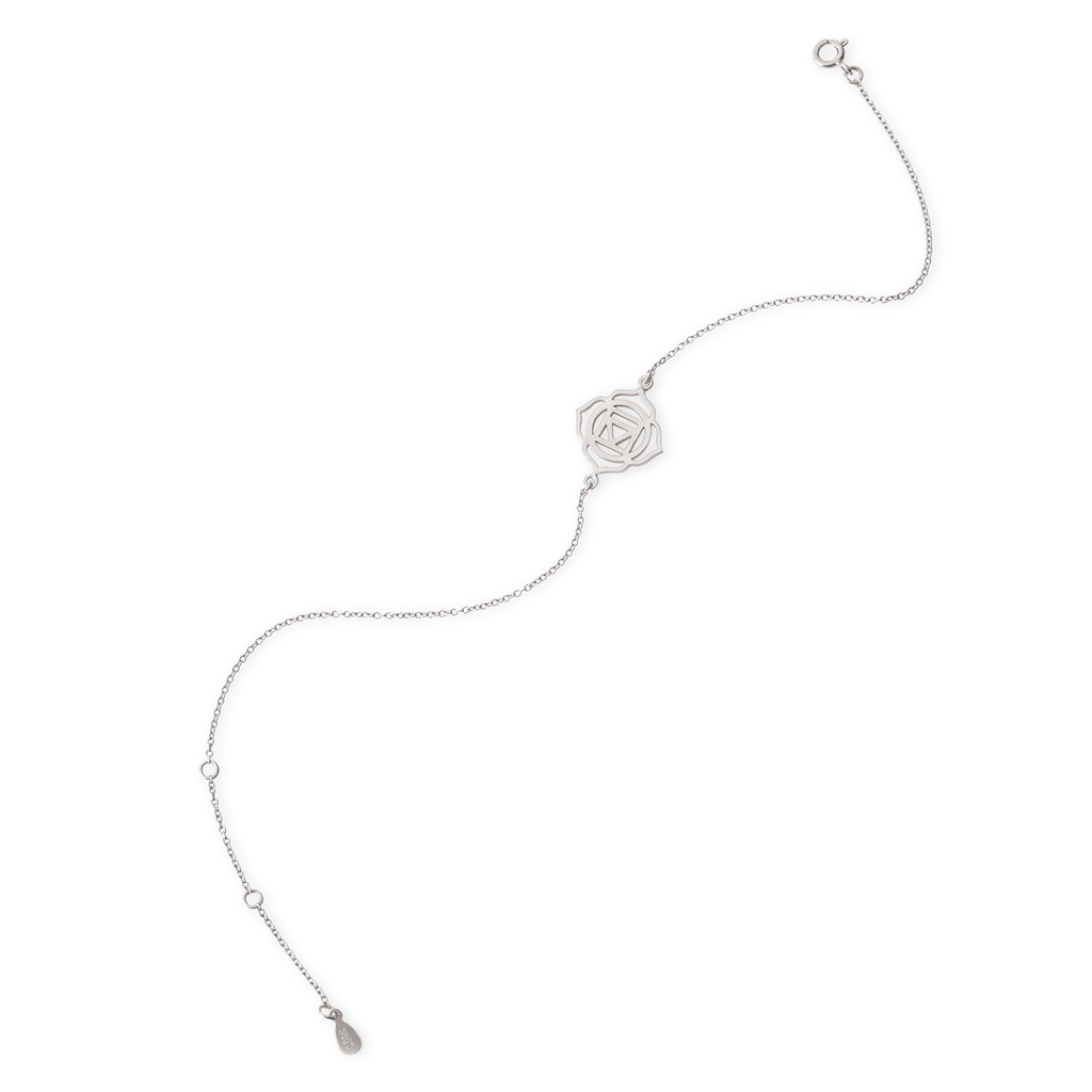 Root Chakra Silver Anklet