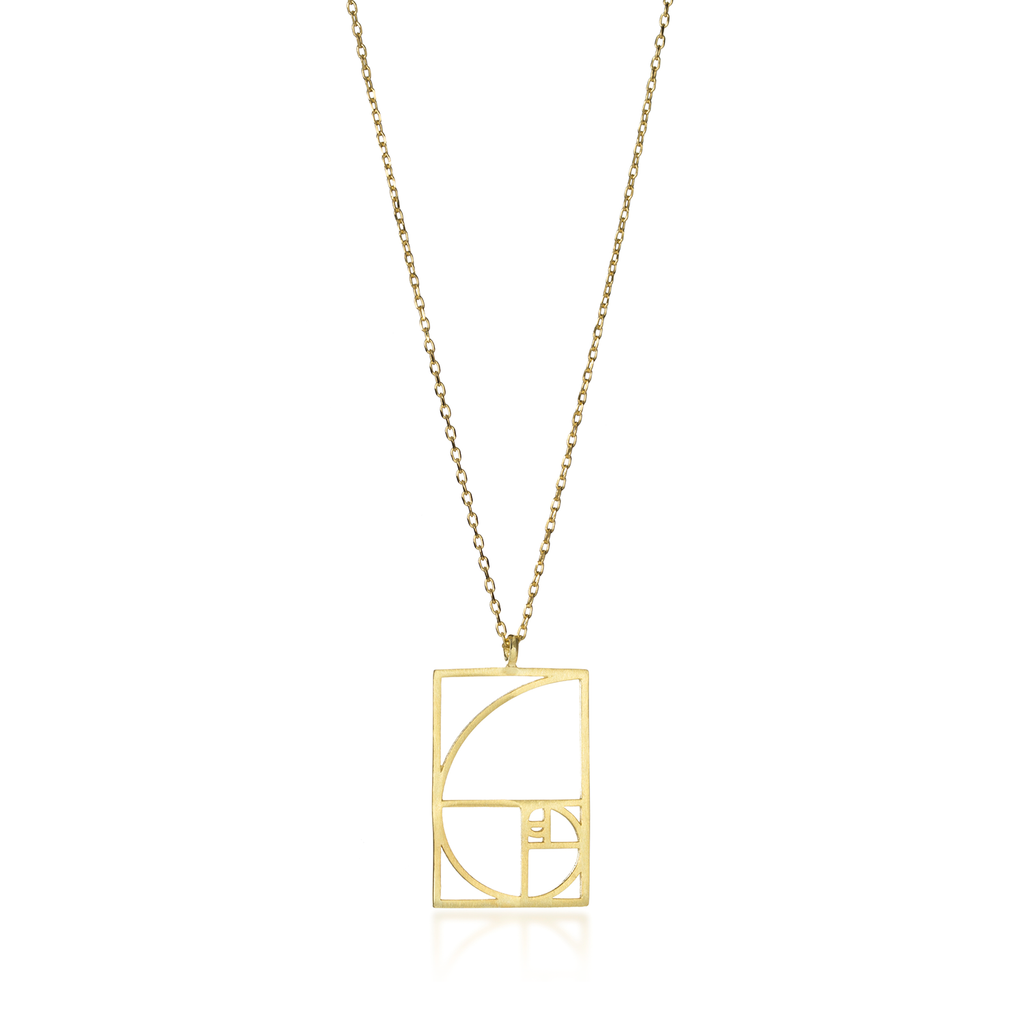 Golden Spiral Necklace