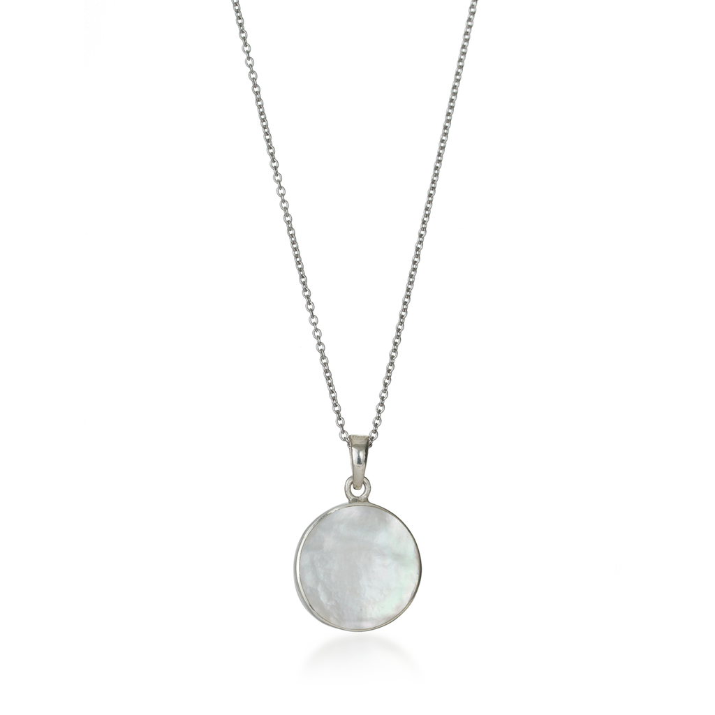 Tree of Life Mother of Pearl Necklace Back