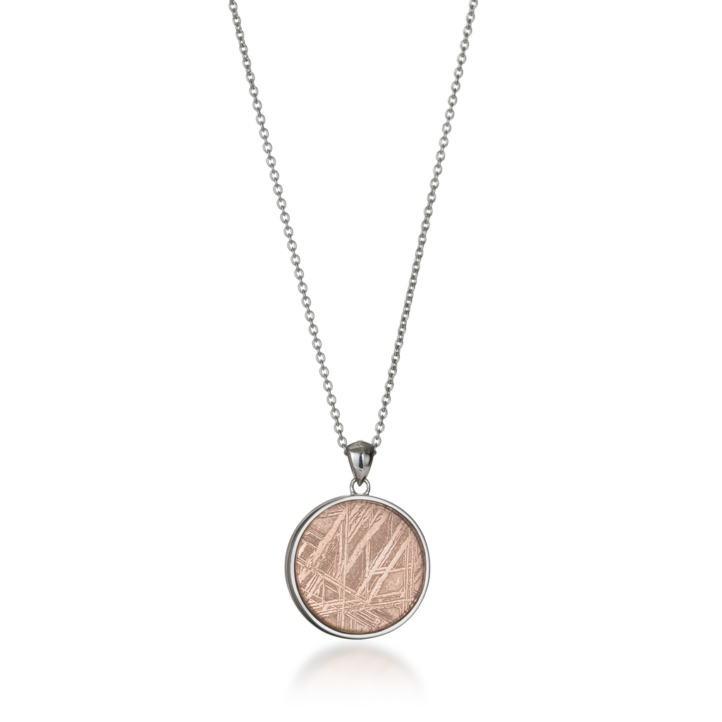 Flower of Life Meteorite Necklace