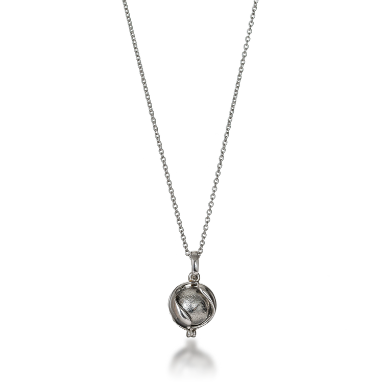 Meteorite Orbit Locket Necklace