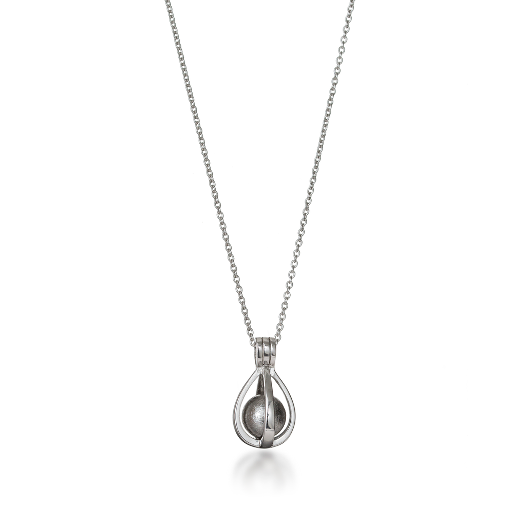 Meteorite Waterdrop Locket Necklace