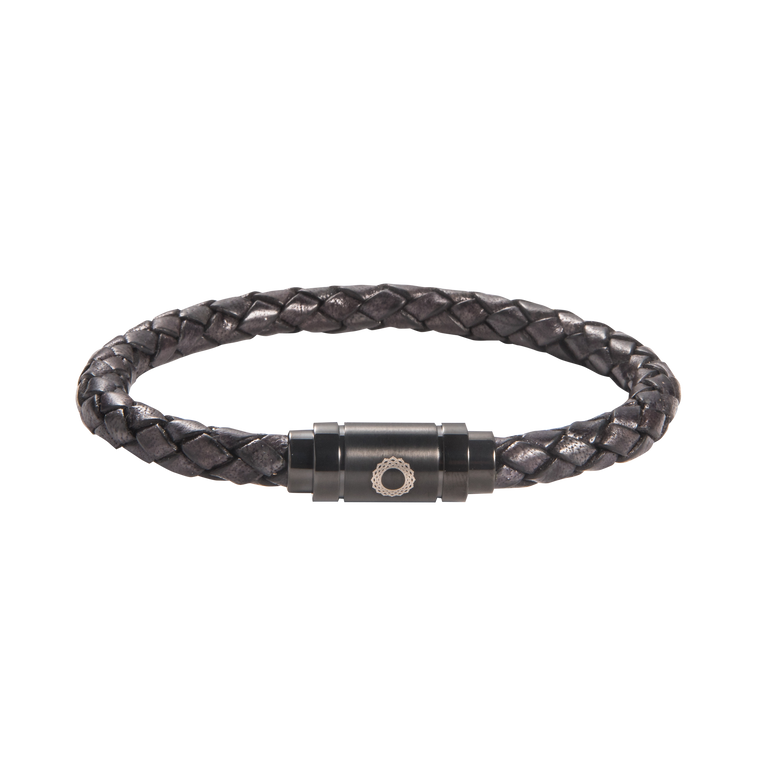 Crown Chakra Leather Bracelet