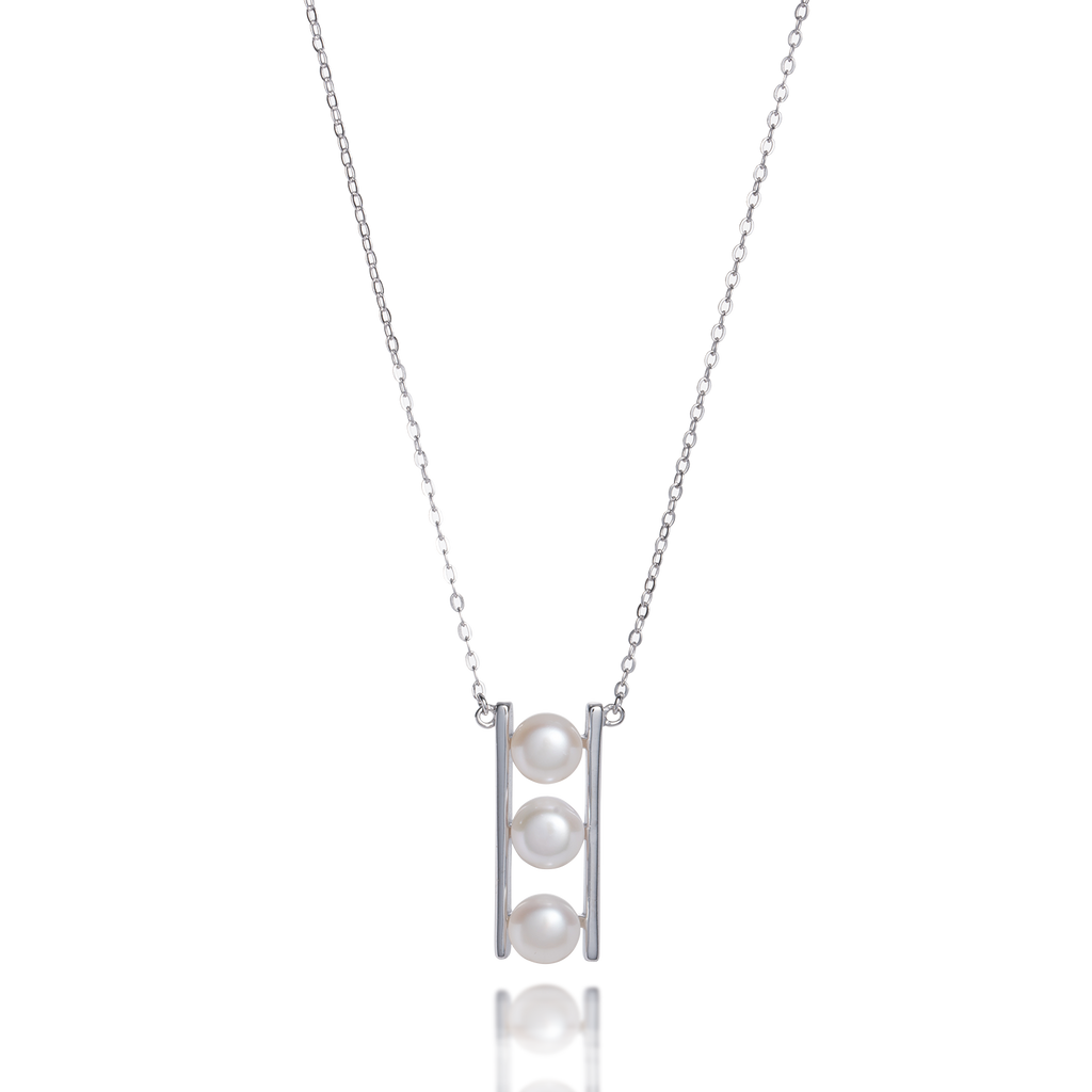 Trio Pearl Necklace