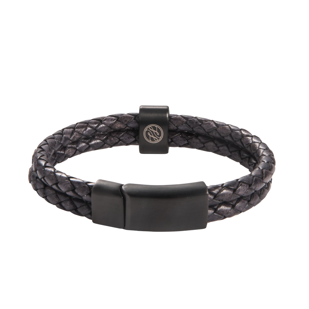 Crown Chakra Double Leather Bracelet