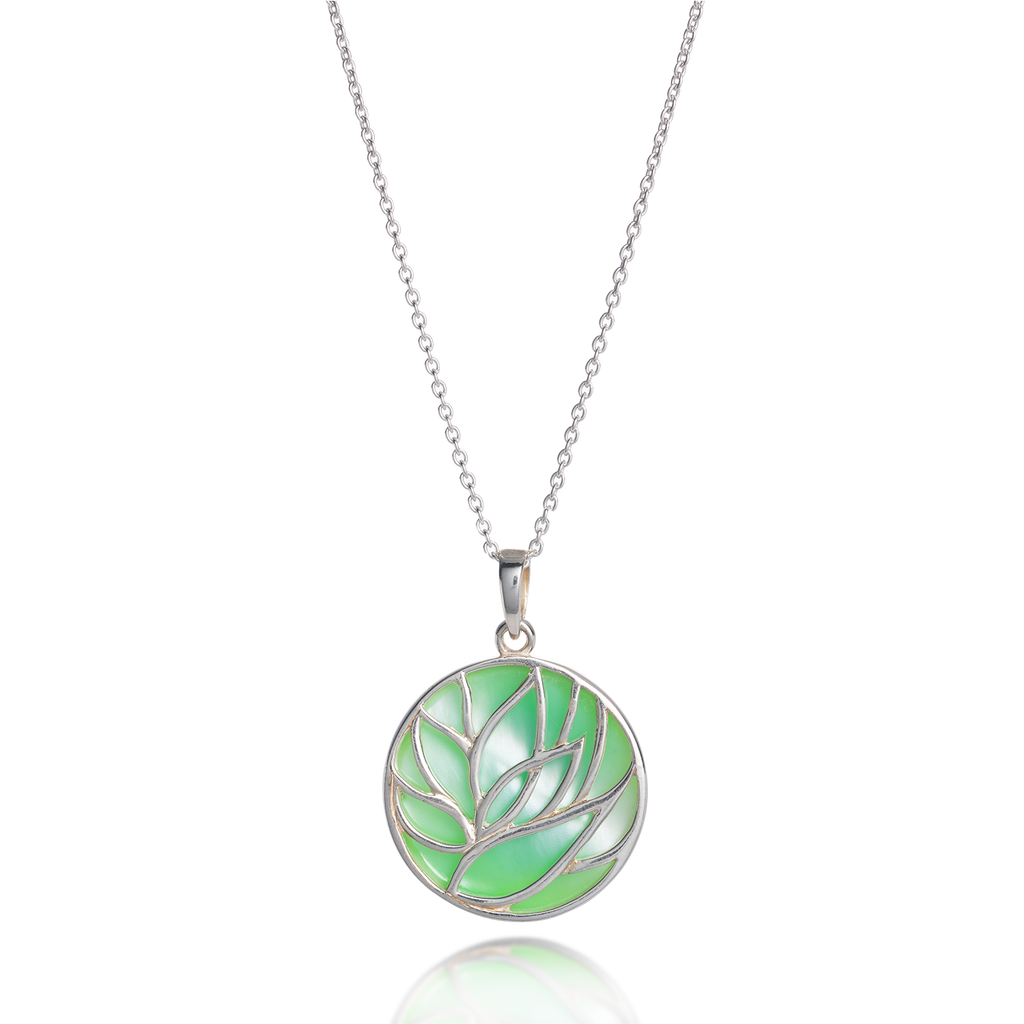 Lotus Mother of Pearl Necklace