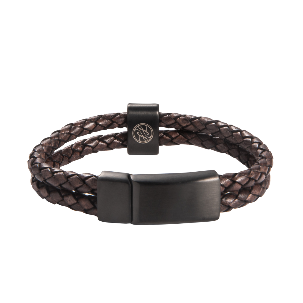 Flower Of Life Double Leather Bracelet