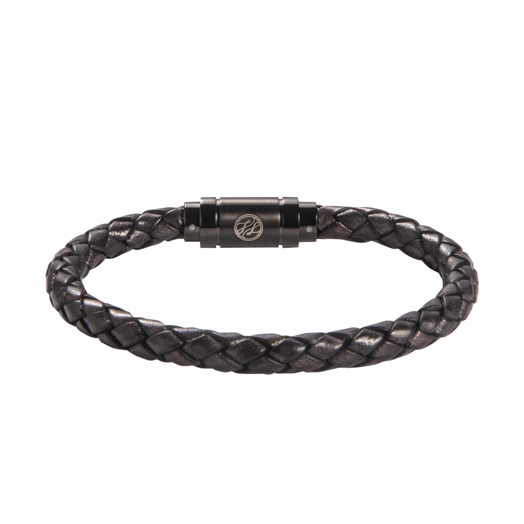 Solar Plexus Chakra Leather Bracelet