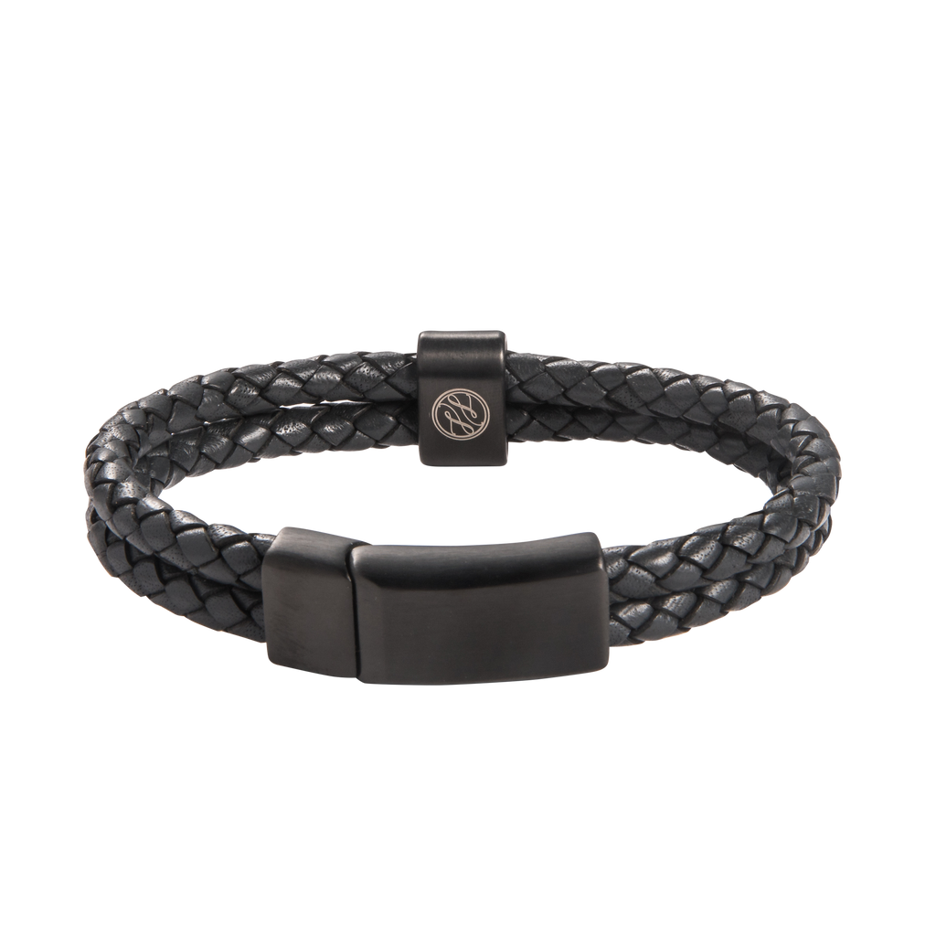 Root Chakra Double Leather Bracelet