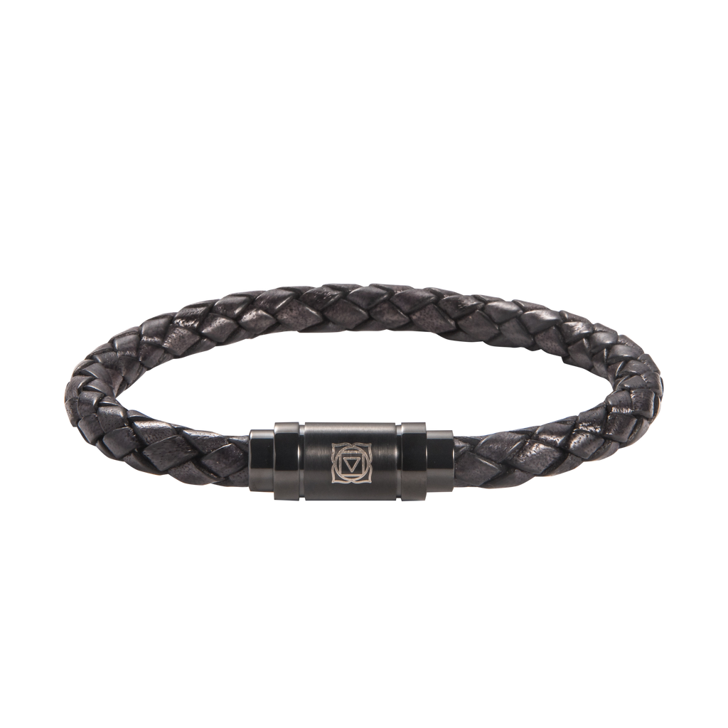 Root Chakra Leather Bracelet