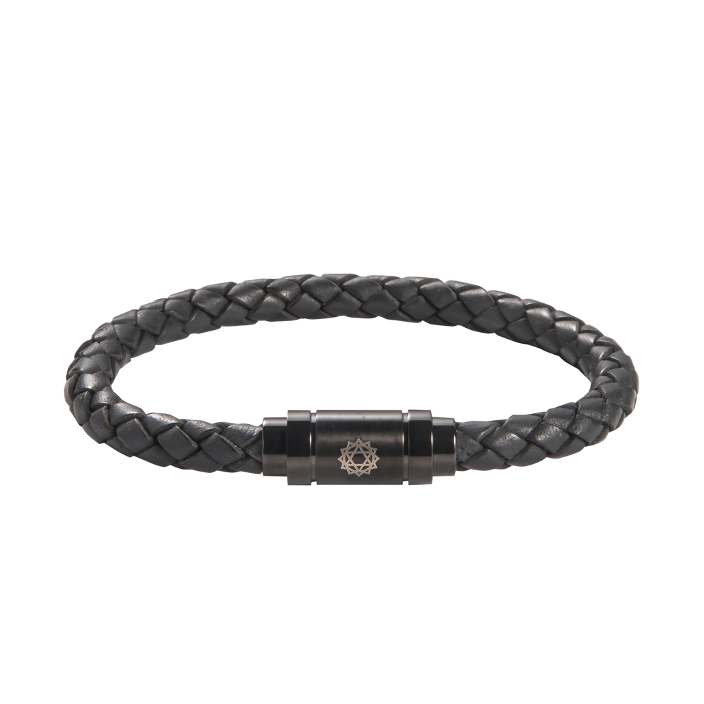 Heart Chakra Leather Bracelet
