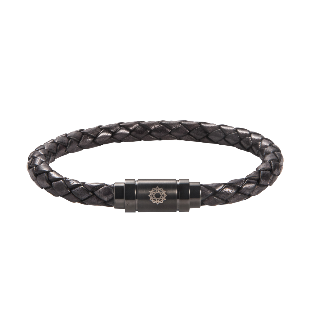 Heart Chakra Leather Bracelet