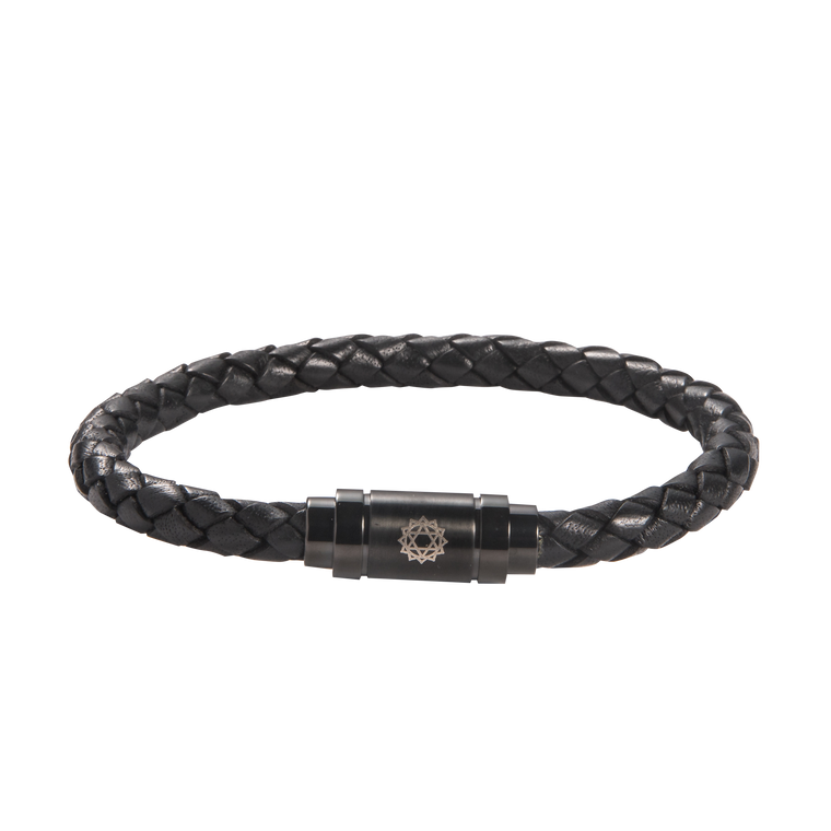 Heart Chakra Leather Bracelet