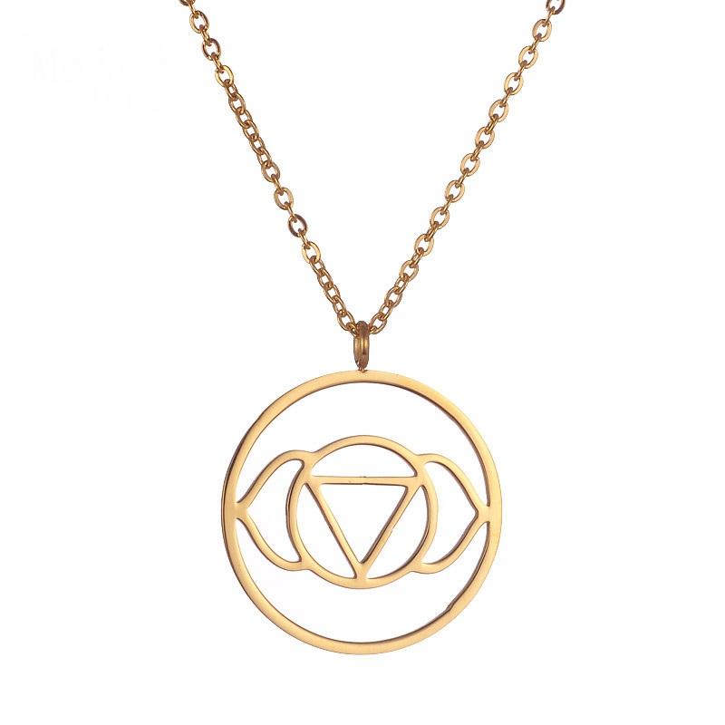 Brow Chakra Stainless Steel Necklace