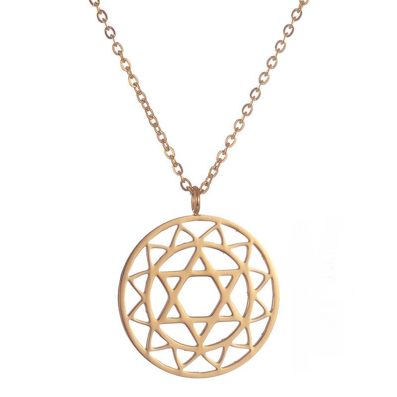 Heart Chakra Stainless Steel Necklace