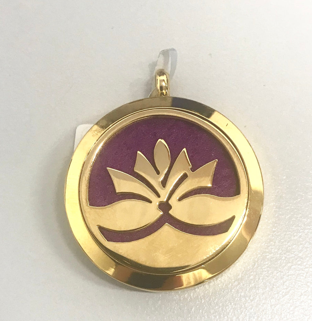 Lotus Aroma Diffuser Necklace