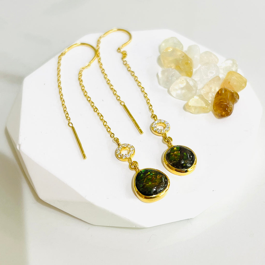 Ammolite Earrings
