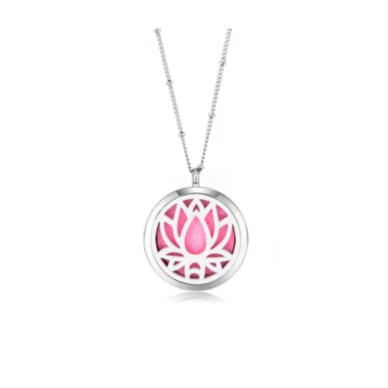Lotus Aroma Lockets Necklace