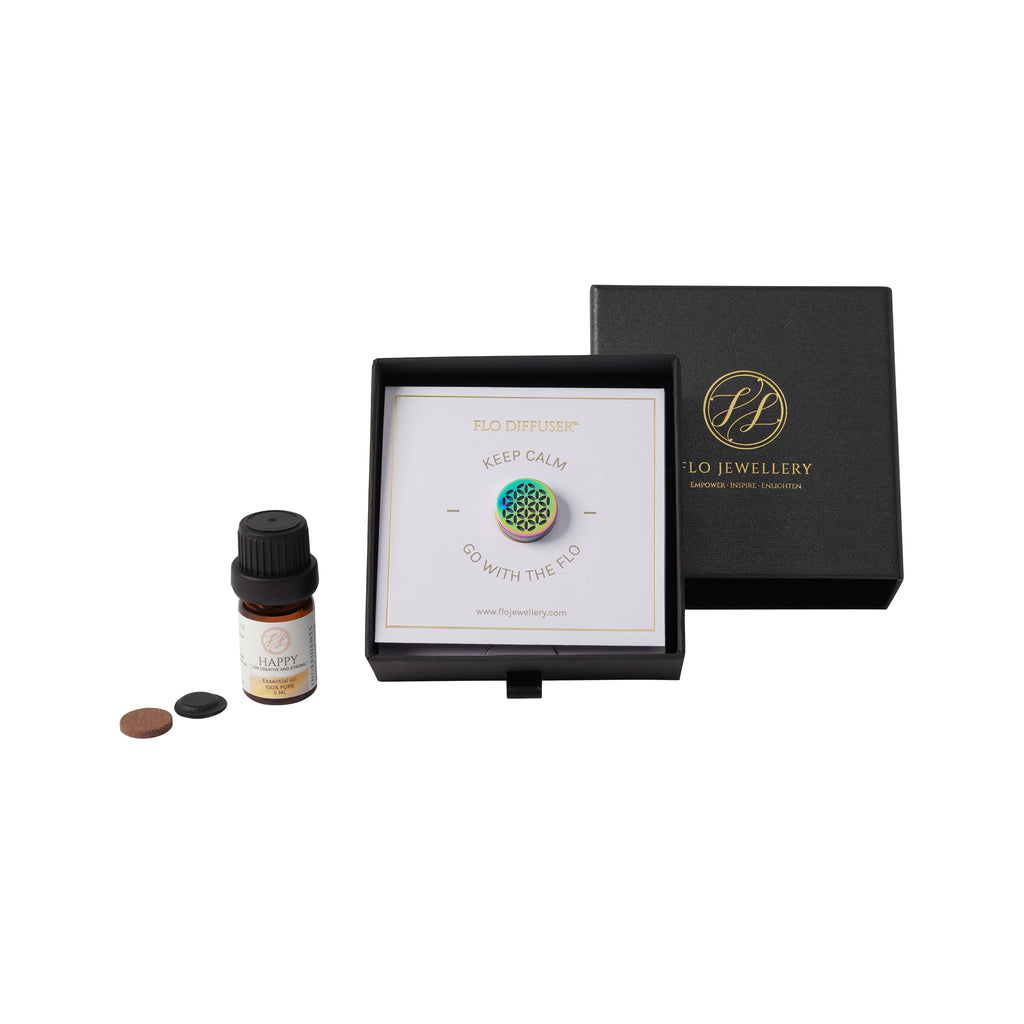 FLO Diffuser ™️ Gift Sets - Aroma Diffuser Clip, Essential OIl, Aroma Stone, Magnet