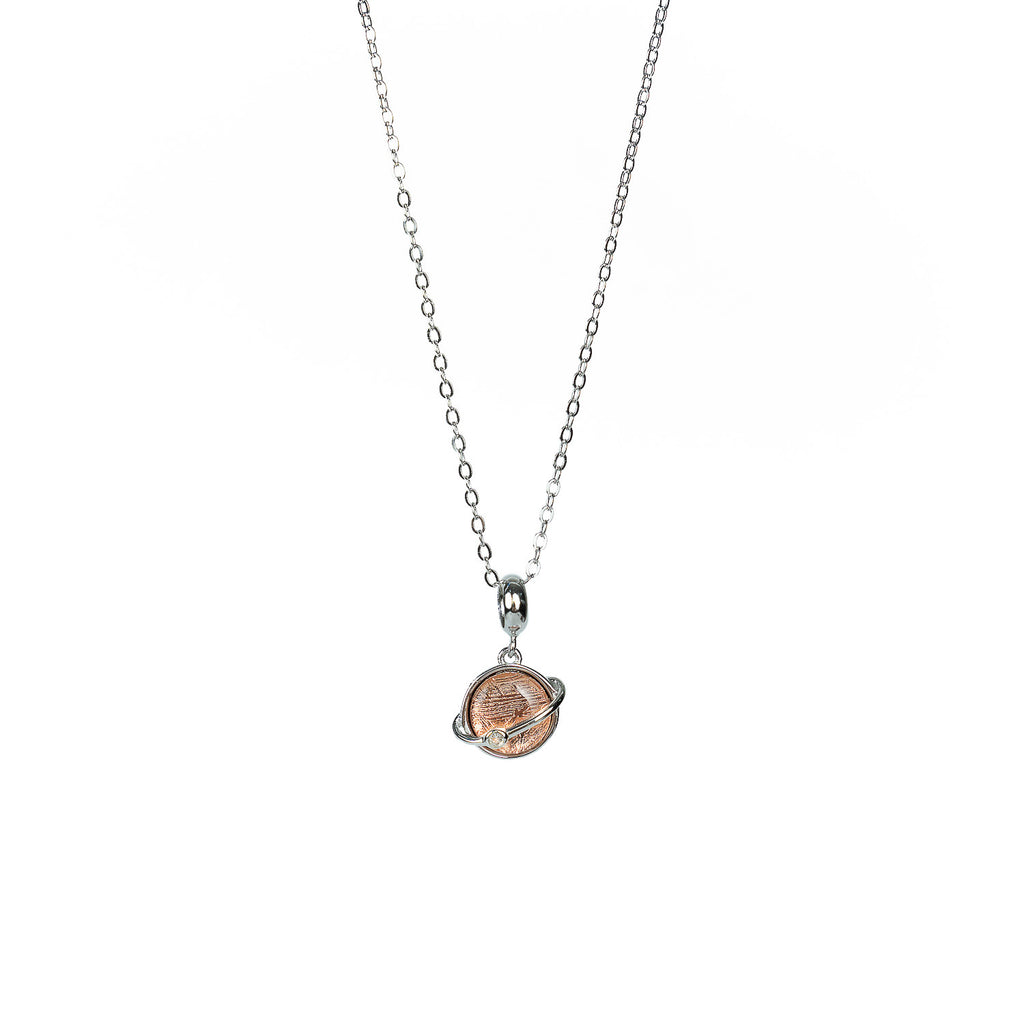 'Saturn' Meteorite Necklace