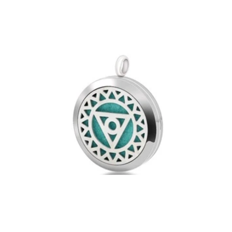 Throat Chakra Aroma Diffuser Necklace