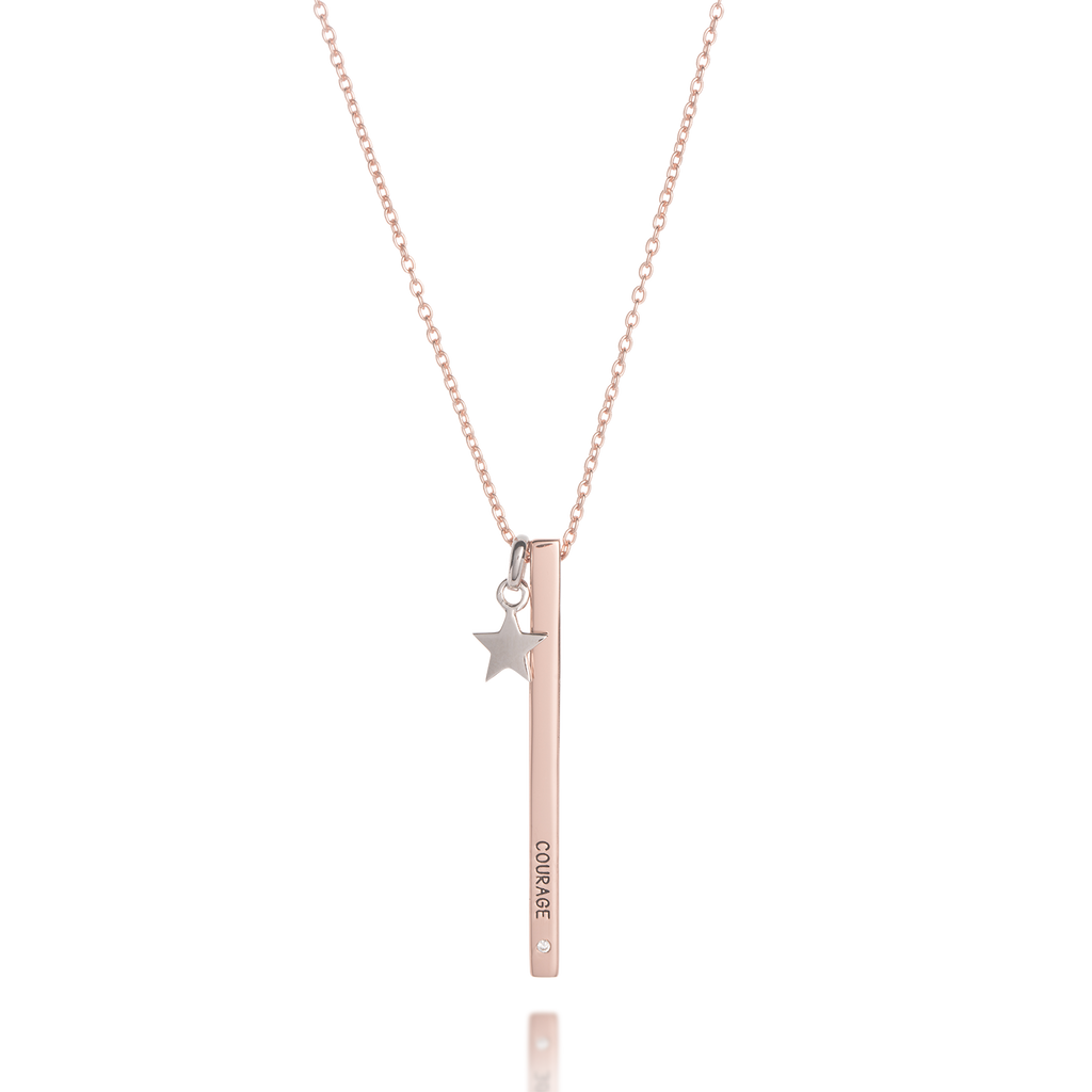 COURAGE Bar Necklace