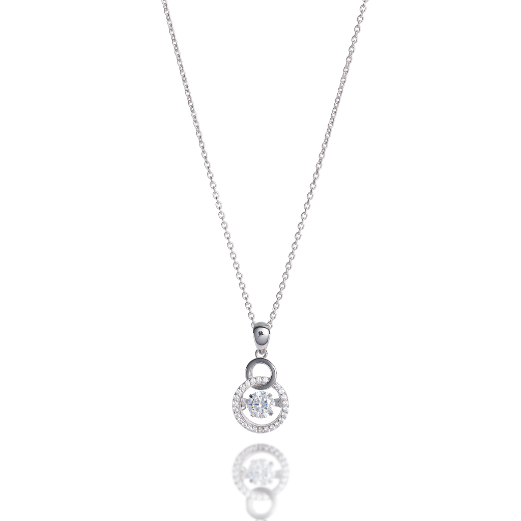 Link Dancing Stone Necklace