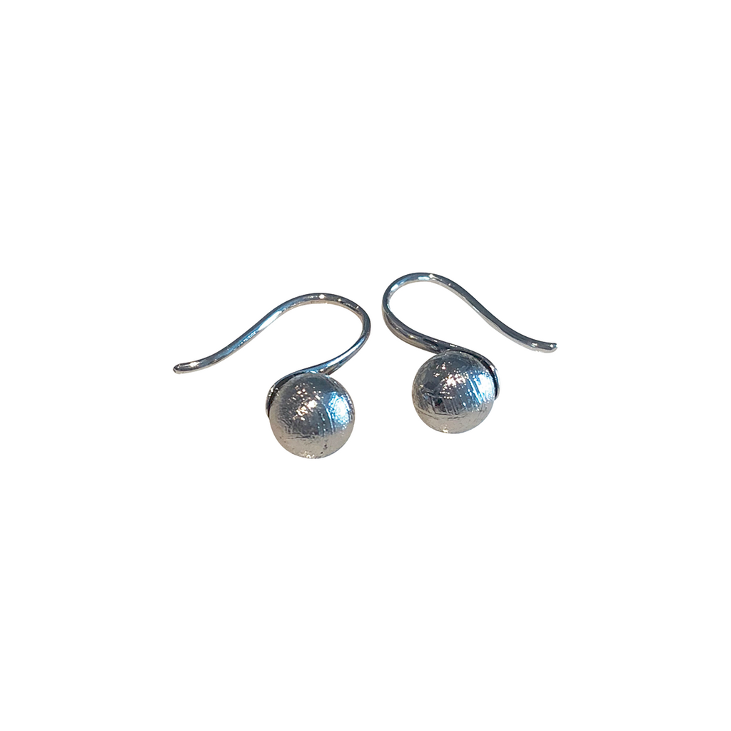'Spoon' Meteorite Earrings