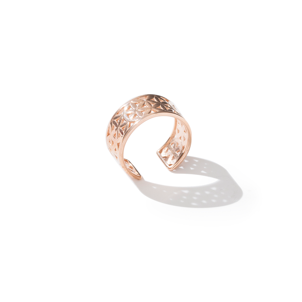 Flower of Life Classic Rose Gold Ring