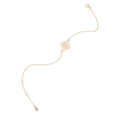 Root Chakra  Yellow Gold Anklet