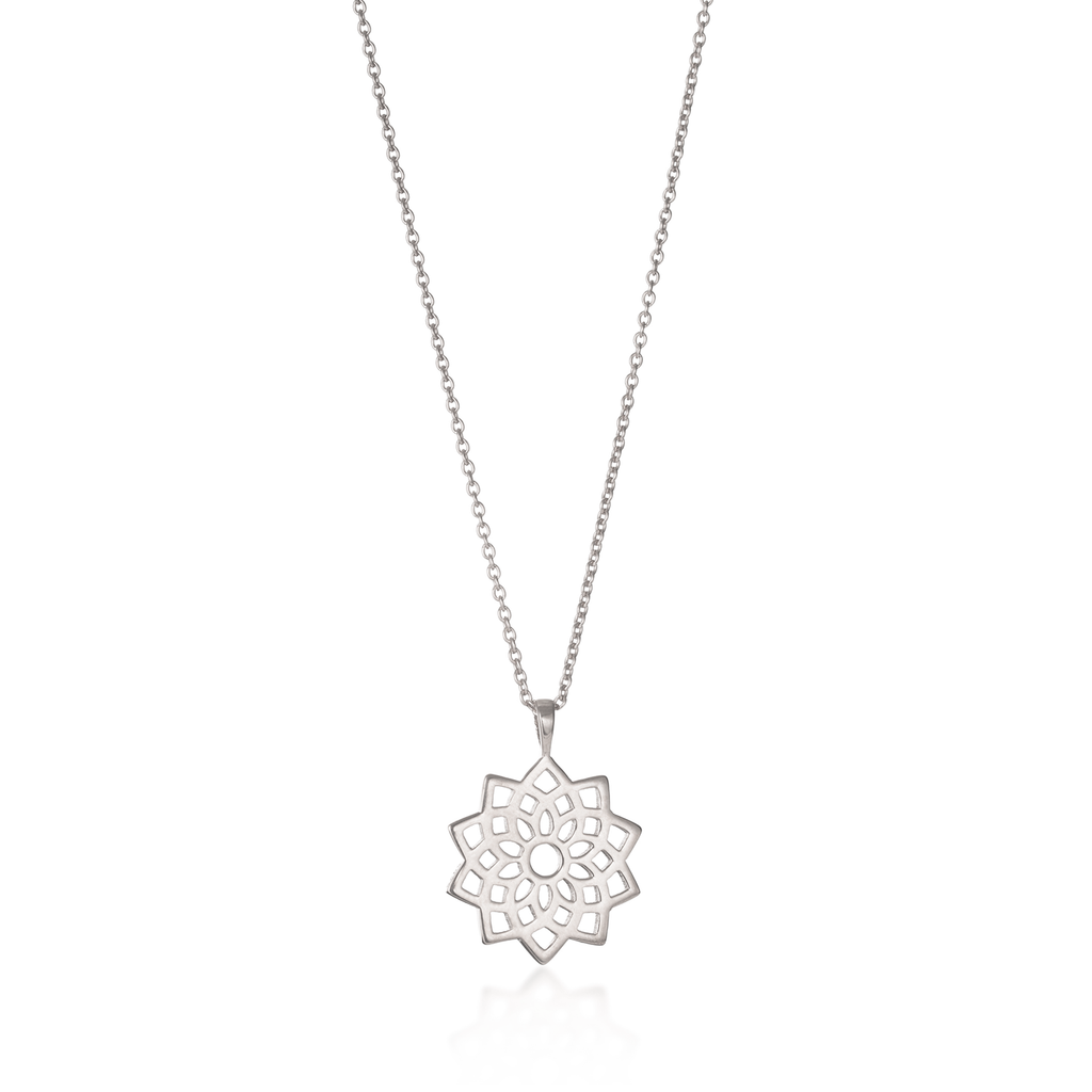 Crown Chakra Silver Necklace