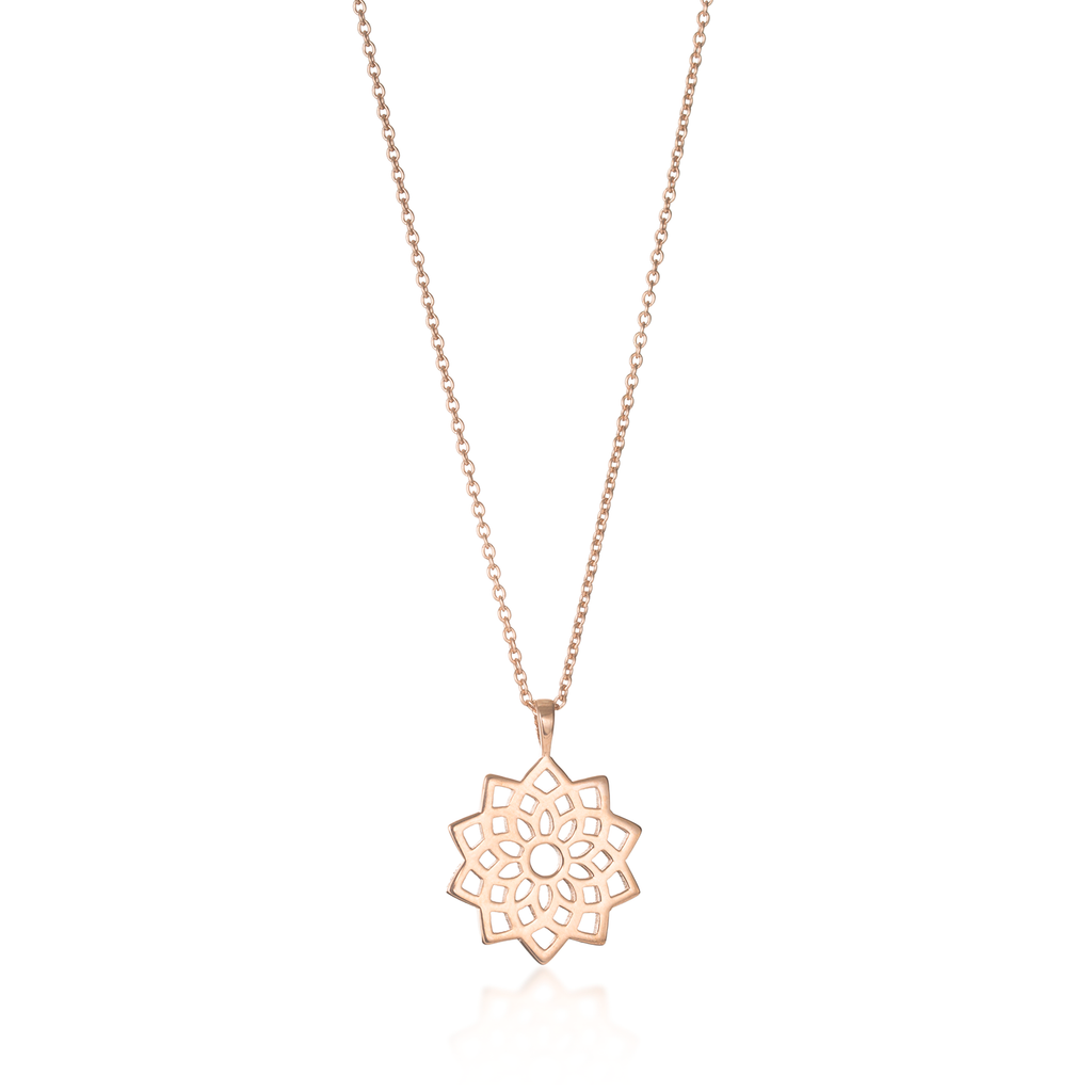 Crown Chakra Rose Gold Necklace