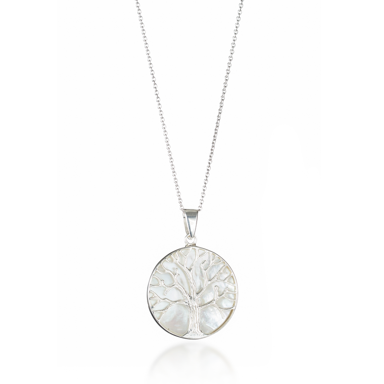 Tree of Life Mother of Pearl Necklace