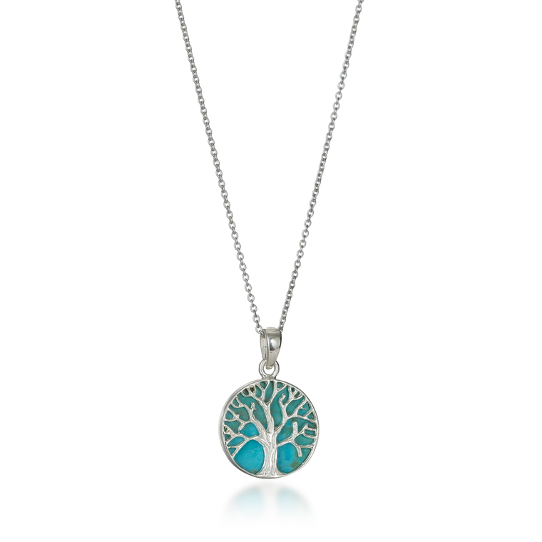 Tree Of Life Turquoise Necklace