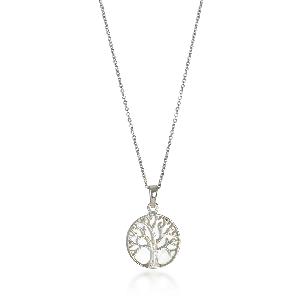 Tree of Life Mother of Pearl Necklace Small 