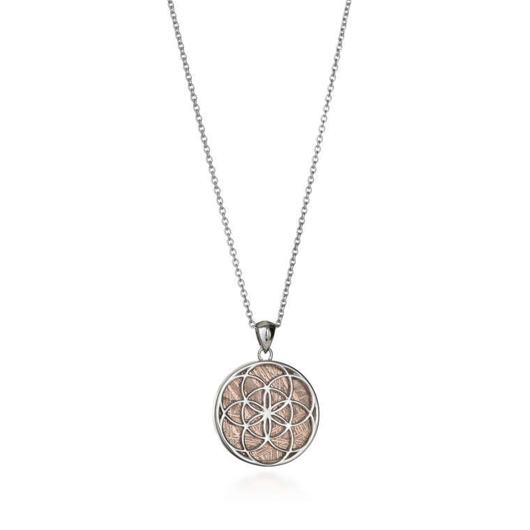 Seed of Life Meteorite Necklace