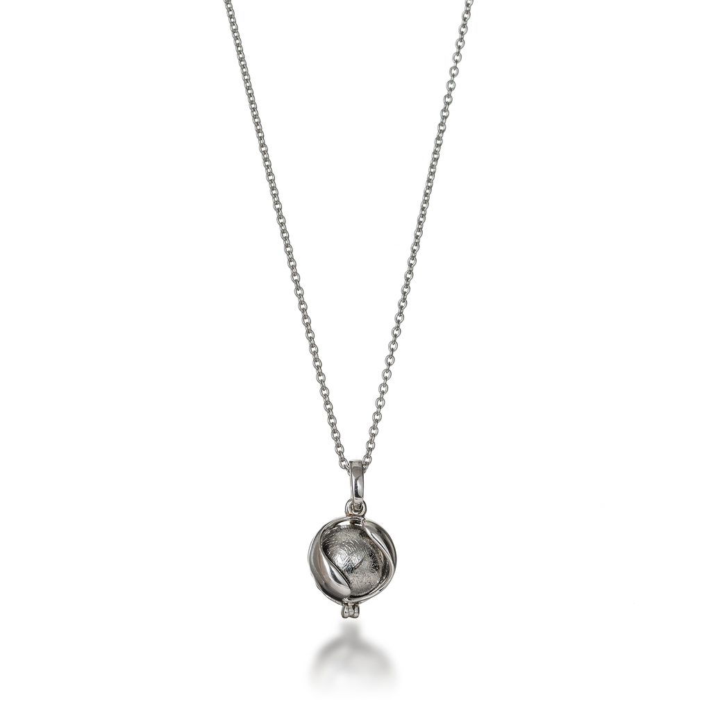 Meteorite Orbit Locket Necklace