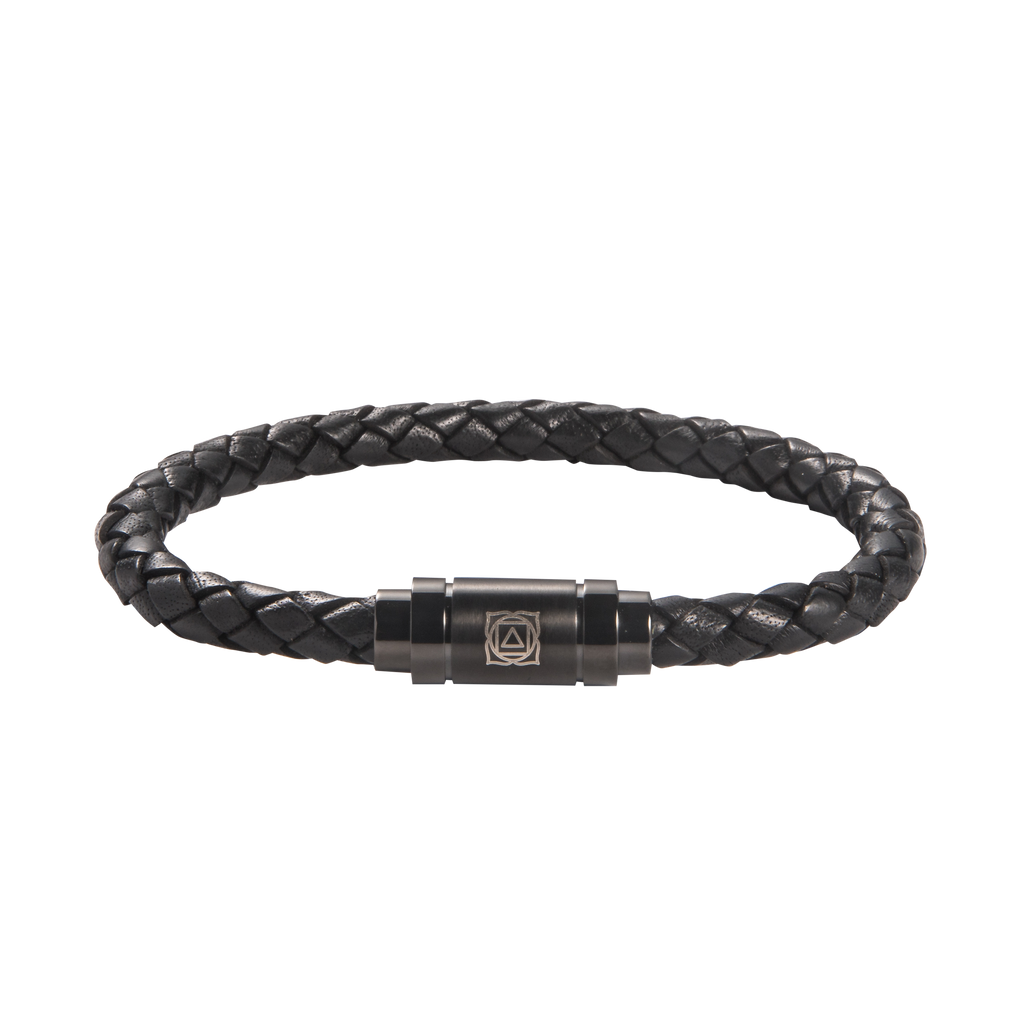 Root Chakra Leather Bracelet