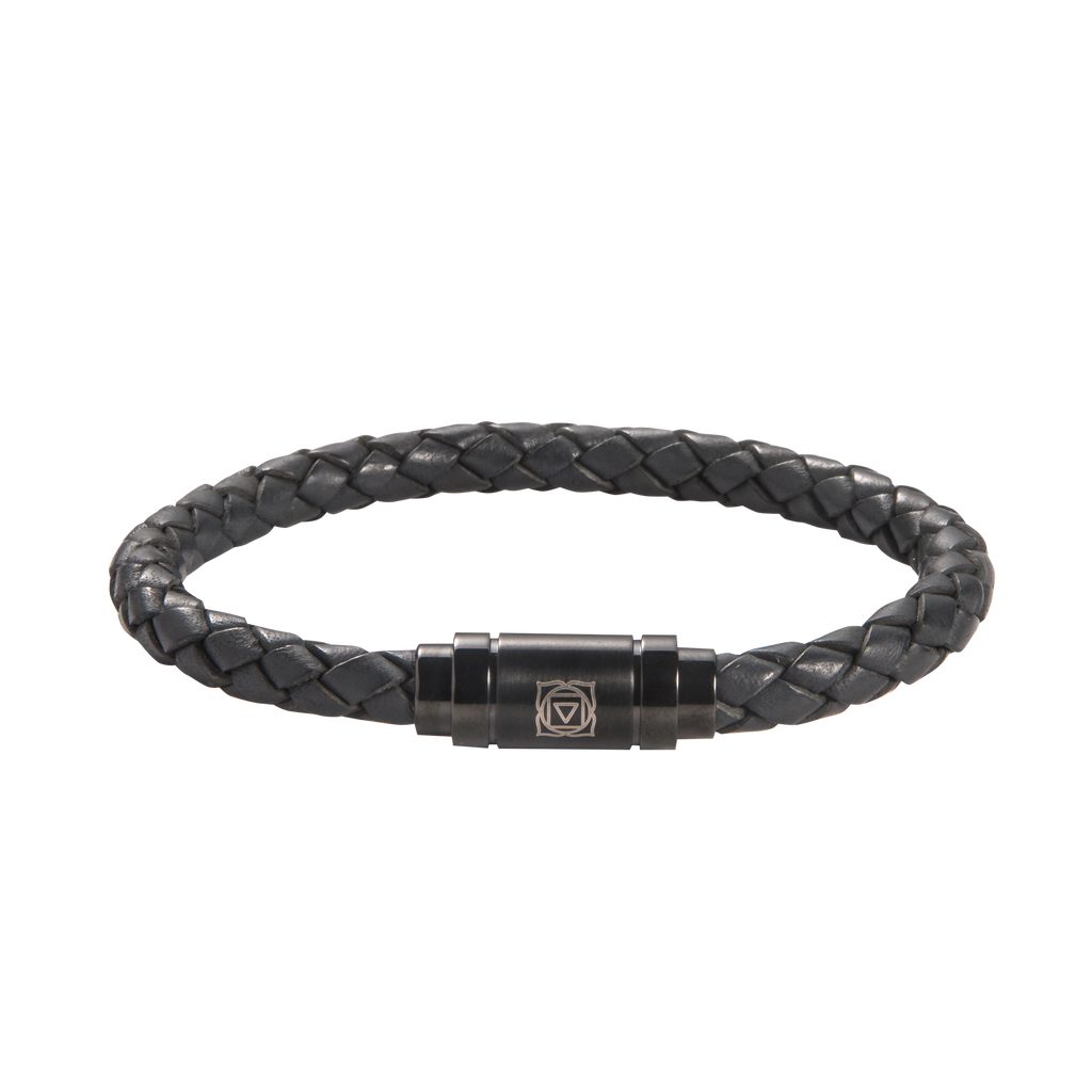 Root Chakra Leather Bracelet