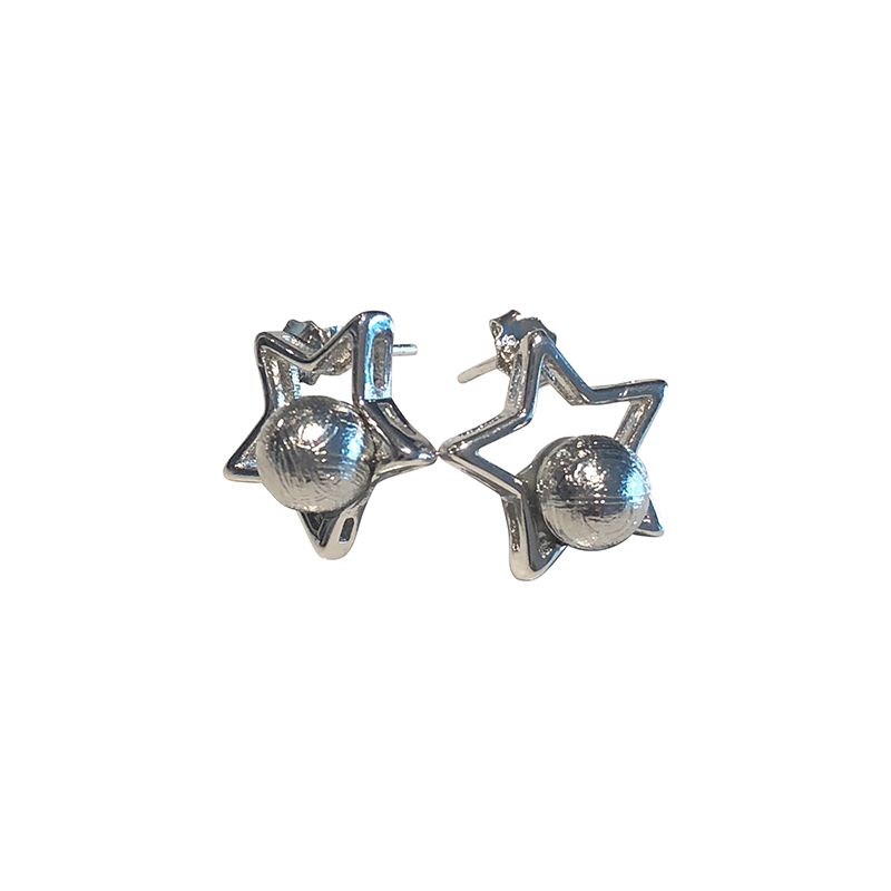 'Estrella' Meteorite Earrings