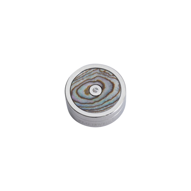 FLO Diffuser ™️ - Paua Shell 15mm Gemstone Aroma Diffuser Clip